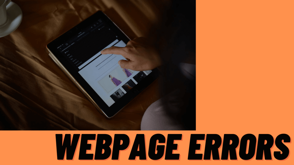 Webpage errors